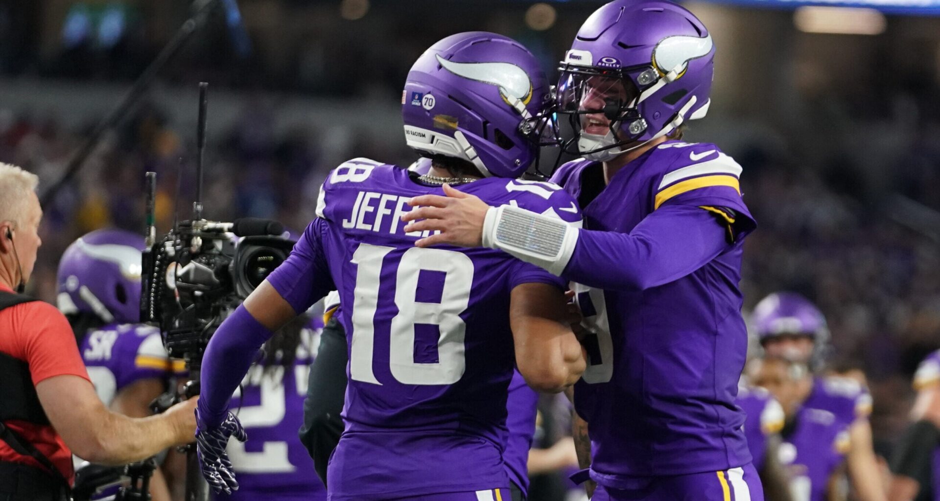 JJ McCarthy Gets Nervous Throwing to Justin Jefferson?