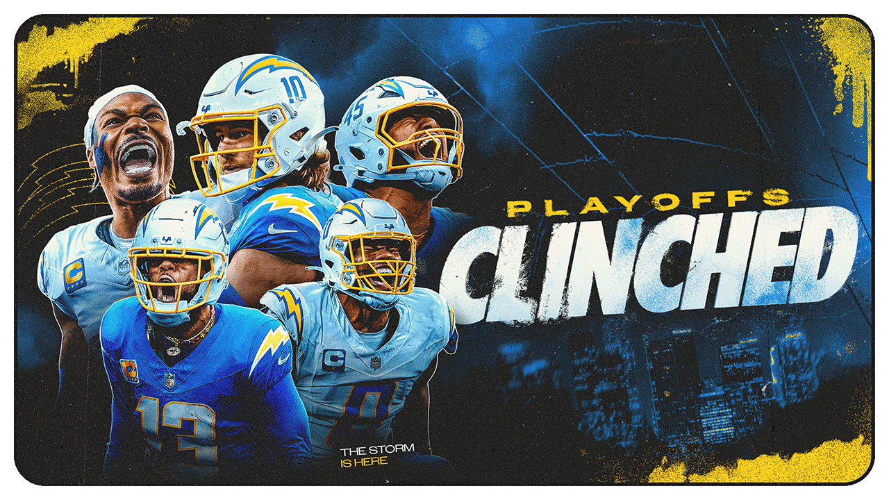 Chargers clinch playoffs 2nd straight season under Jim Harbaugh