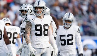 Raiders inform Maxx Crosby he won't play vs. Giants in game with major draft implications