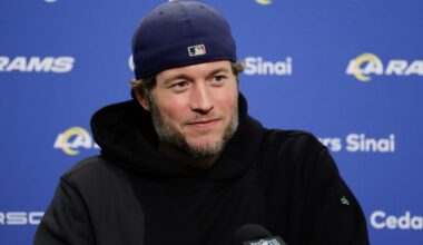 Rams Pro Bowler Stafford heads into Monday night game against the Falcons as the top passer in NFL