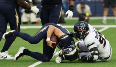 Out of AFC West race, playoff-bound Chargers to decide how much to play Herbert against Broncos