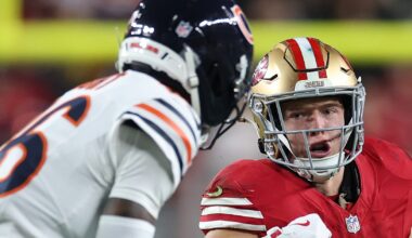 Christian McCaffrey Tops 2,000 Scrimmage Yards in 2025