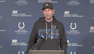 Shane Steichen breaks down his expectations for QB Riley Leonard's first NFL start vs. Texans