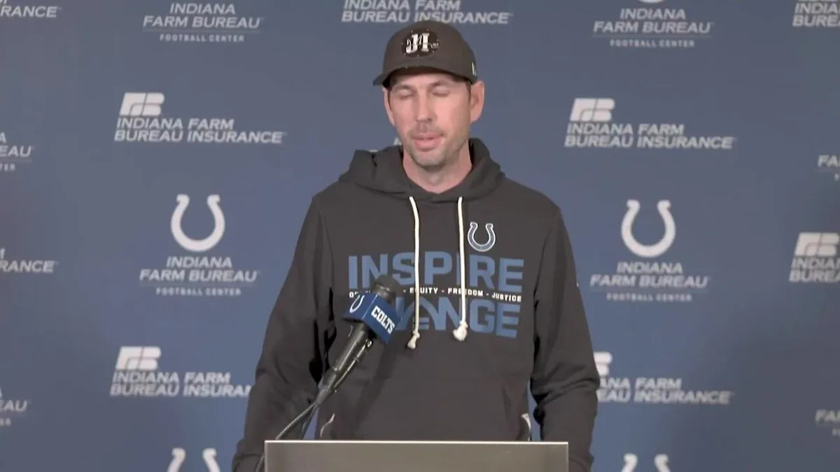 Shane Steichen breaks down his expectations for QB Riley Leonard's first NFL start vs. Texans