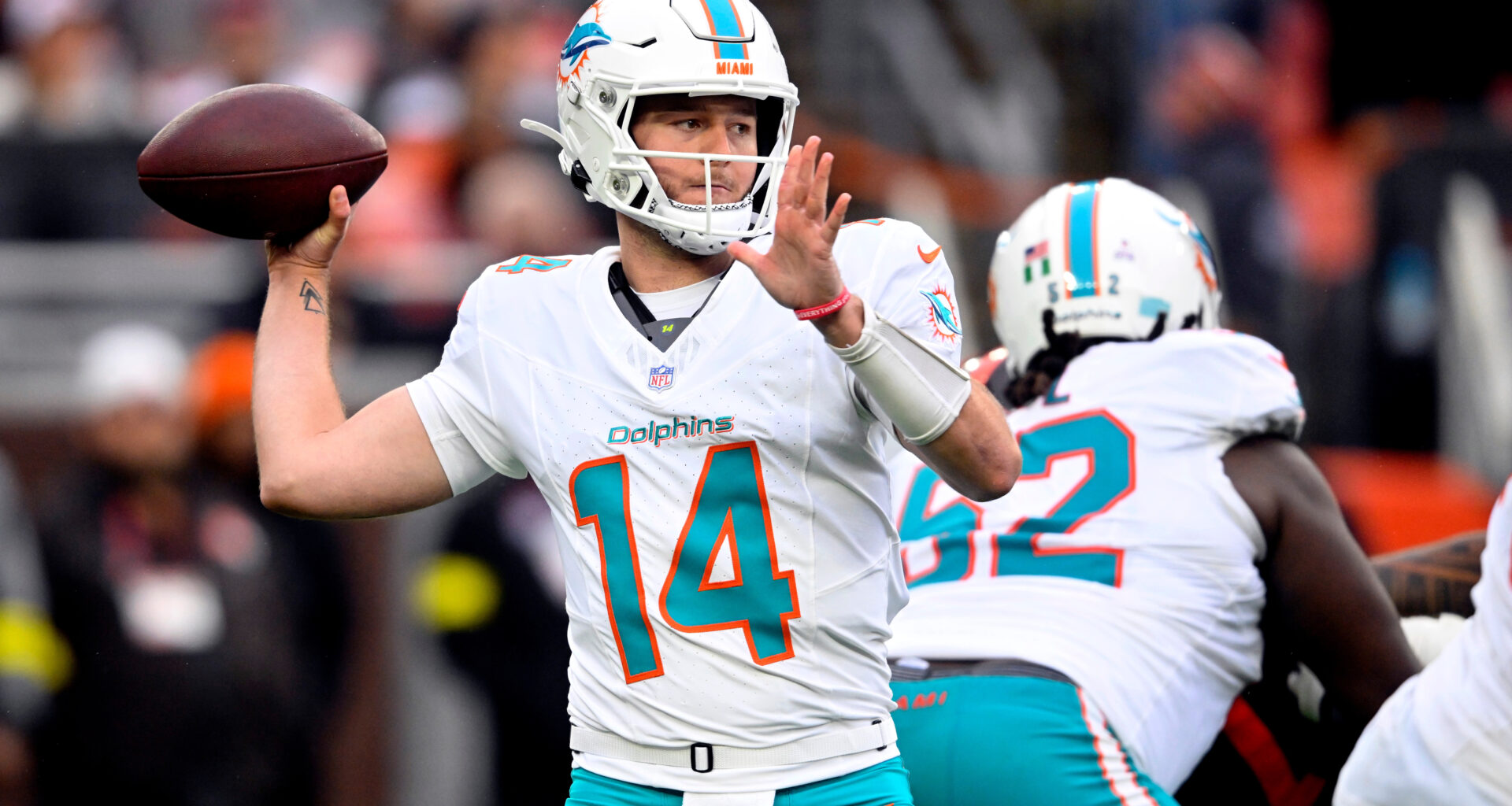 Quinn Ewers looks to help Dolphins beat Bengals in his first career start