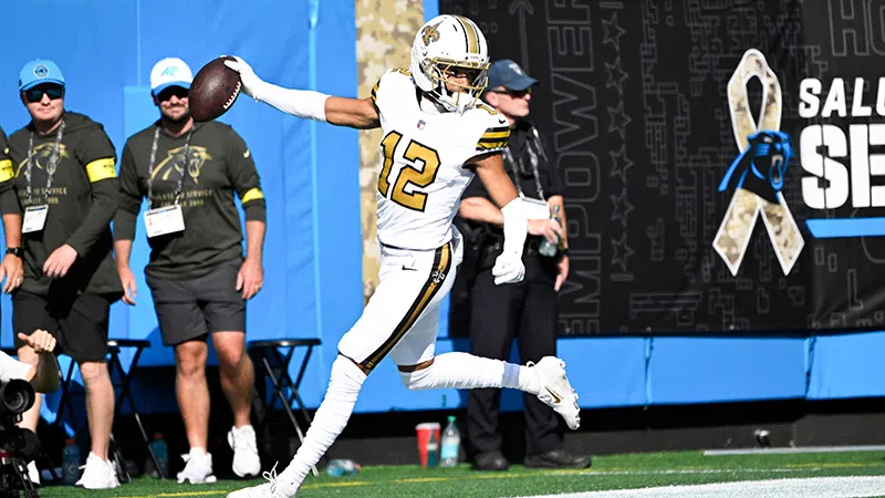 Chris Olave back to practice Thursday