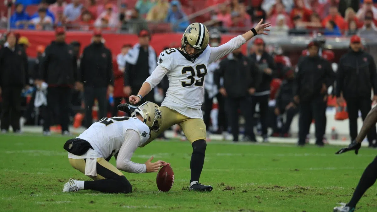 Saints elevate kicker Charlie Smyth for Week 15 matchup vs. Panthers