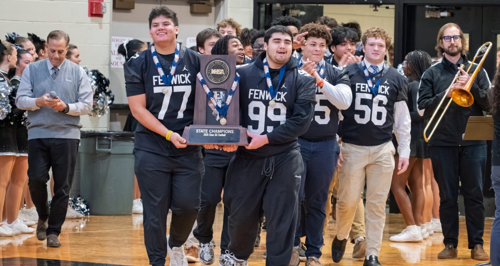 Riverside residents contribute to Fenwick football’s 6A title