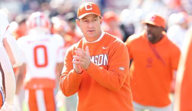 Fans Troll Dabo Swinney, Clemson for Down Year After Pinstripe Bowl Loss to PSU