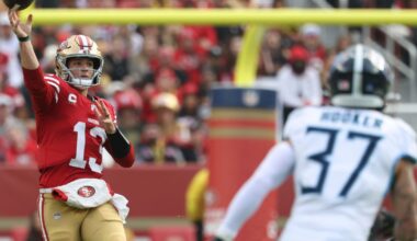 Purdy's 3 TD passes lead 49ers to 37-24 win over Titans :: WRAL.com