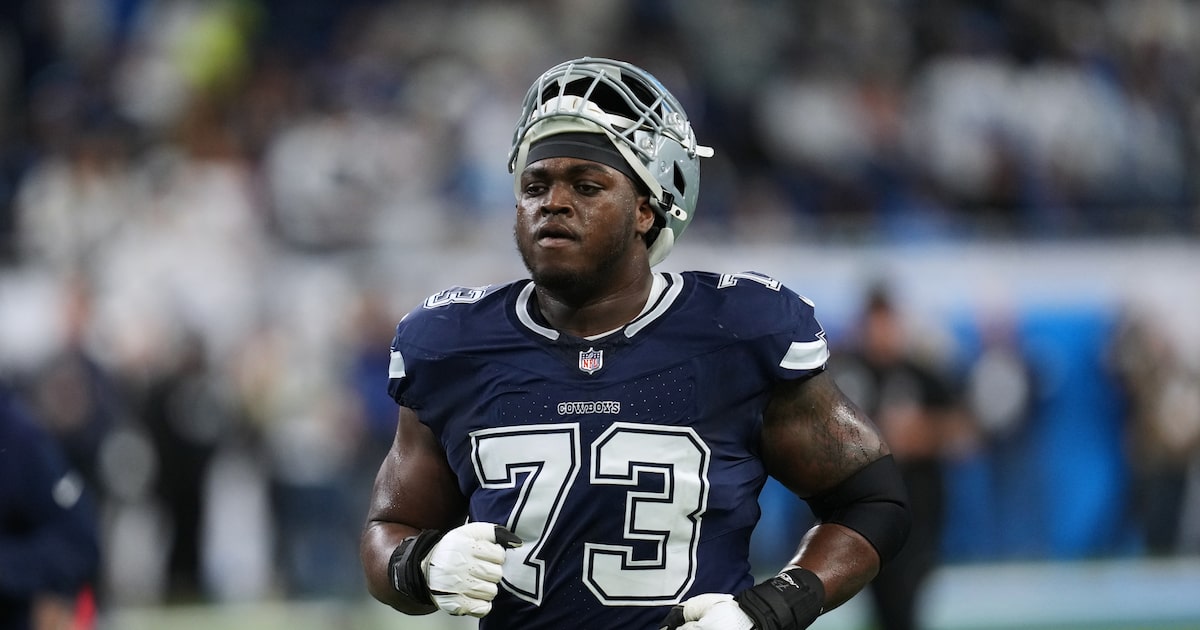 Cowboys plan on trying out Tyler Smith at starting left tackle for remainder of season