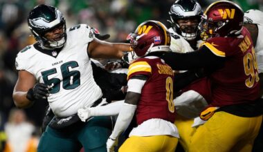 Eagles player hit with double fine but has one reason to be relieved after Commanders brawl