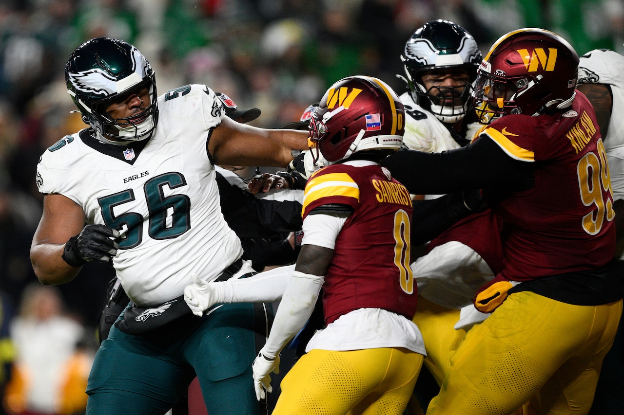 Eagles player hit with double fine but has one reason to be relieved after Commanders brawl