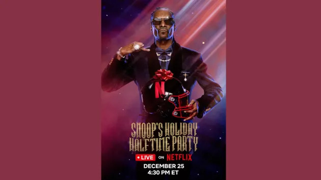'Snoop’s Holiday Halftime Party' poster (Netflix)