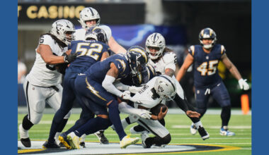 Struggling Raiders offense looks largely the same in first game under interim coordinator Greg Olson