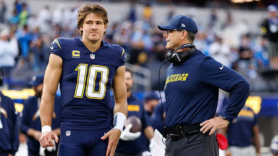 Justin Herbert, Jim Harbaugh