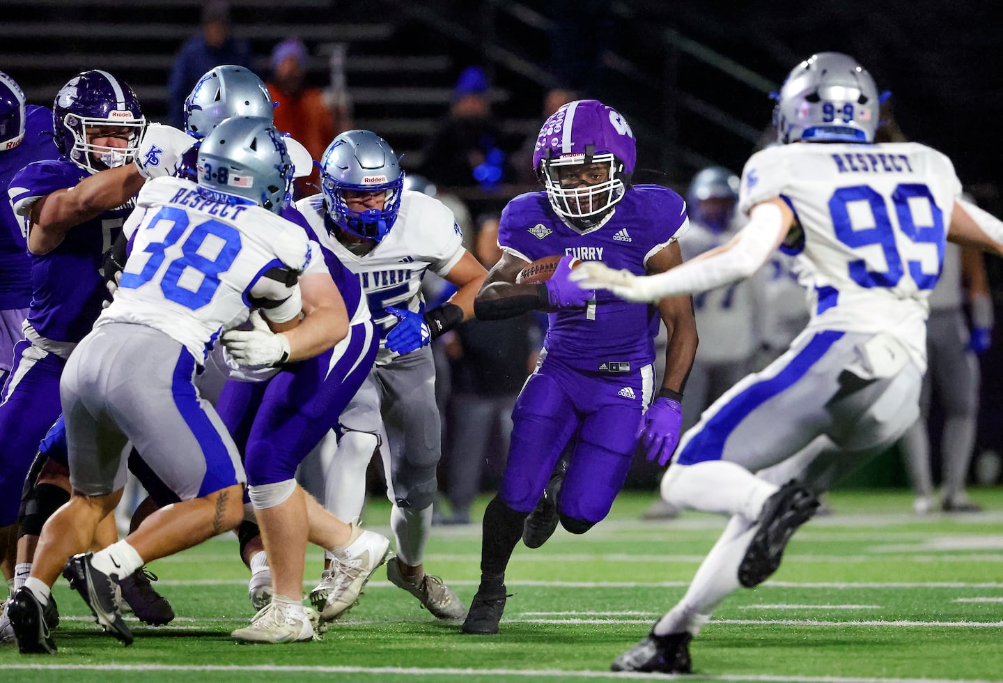 Montie Quinn led all divisions of NCAA football in 2025 with 2,446 rushing yards.