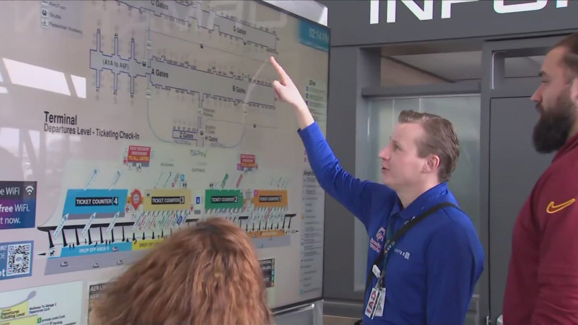 Commanders’ Sam Cosmi trades playbook for customer service training with Special Olympics Ambassadors at Dulles