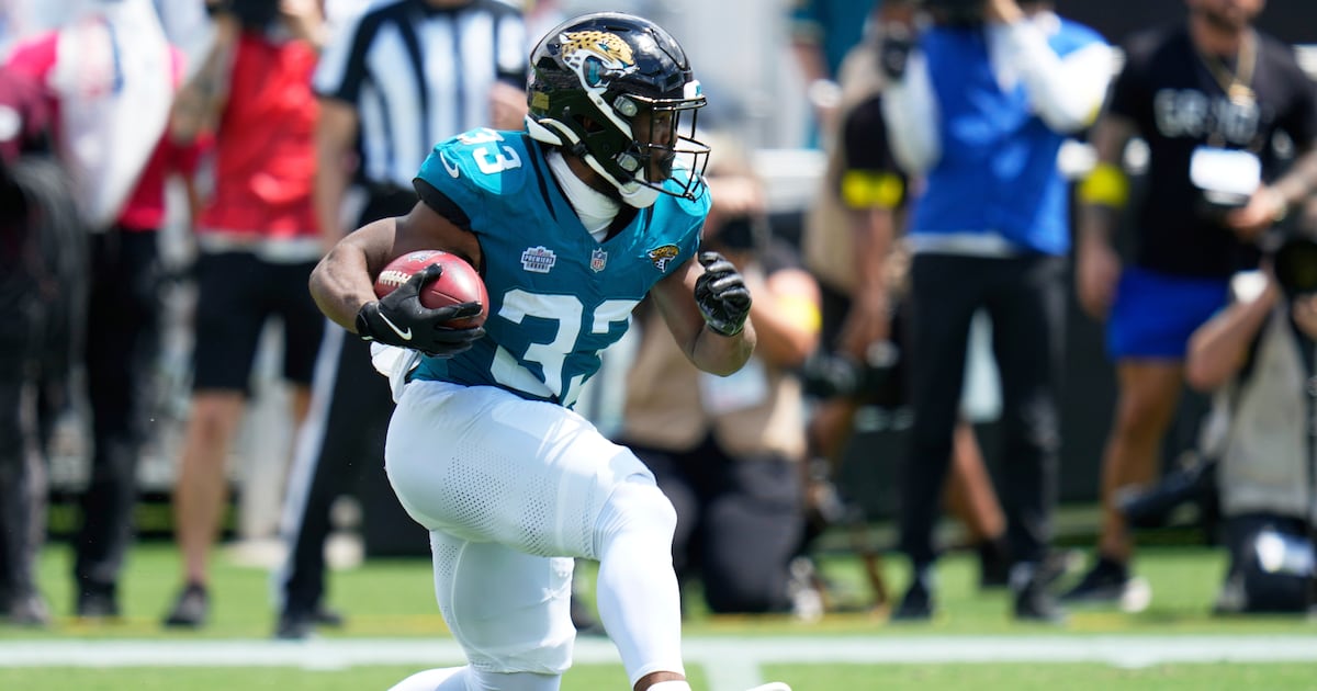 Jacksonville Jaguars rookie RB Bhayshul Tuten ruled out vs. Indianapolis Colts due to finger injury