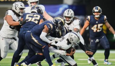 Struggling Raiders offense looks largely the same in first game under interim coordinator Greg Olson | NFL