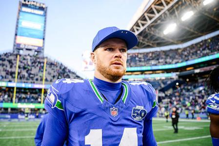 Sam Darnold of the Seattle Seahawks