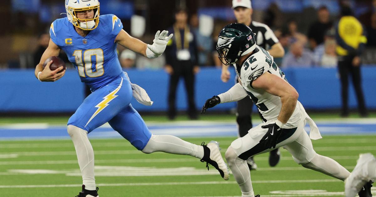 Chargers come through with a mythic win over Eagles, fueled by more heroics from QB Justin Herbert | NFL