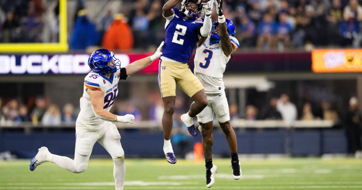 Williams throws 4 TD passes and Washington has 5 INTs in 38-10 rout of Boise State in LA Bowl | Football