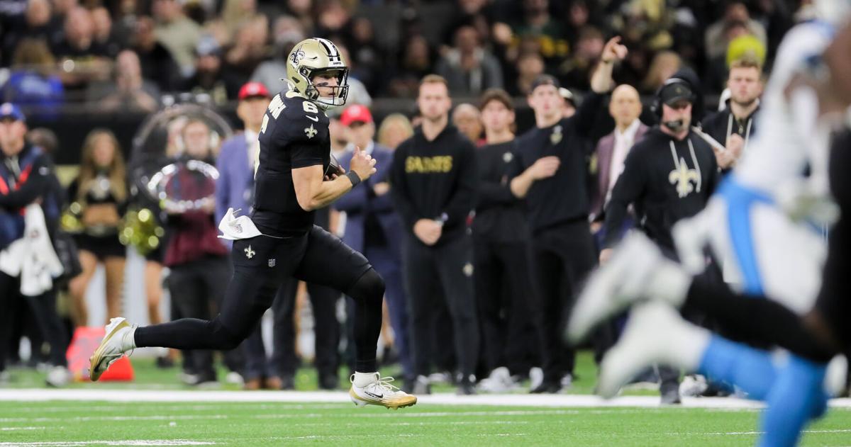 Saints Tyler Shough diced up the Panthers' pressure packages | Saints