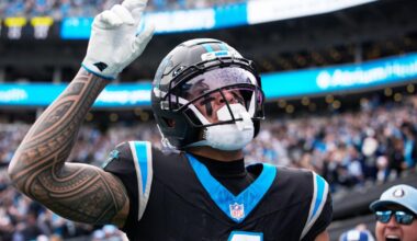Panthers receiver Tetairoa McMillan active for Seahawks game despite being added to injury report | NFL