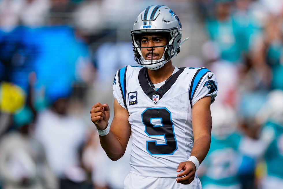 The Panthers would make the playoffs with a win (or tie) against the Bucs, or a Falcons win...