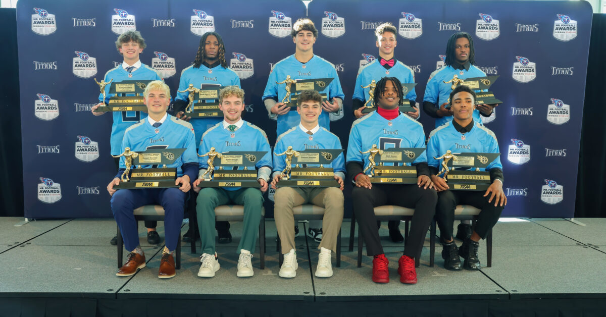 See the 2025 Tennessee Titans Mr. Football winners