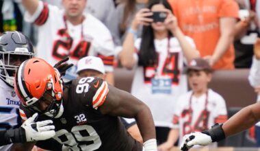 Can Myles Garrett break NFL single-season sack record vs Titans