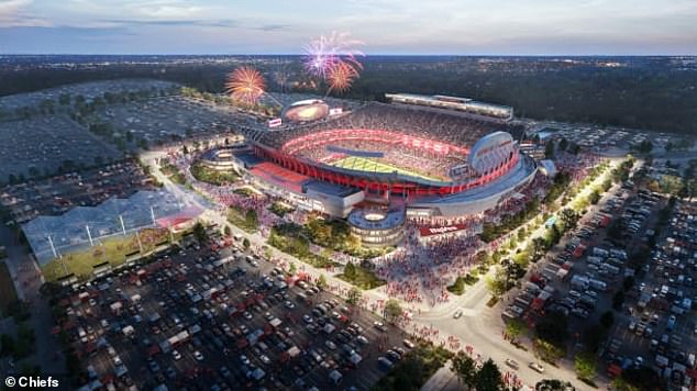 The Chiefs previously revealed $800million plans to transform Arrowhead Stadium