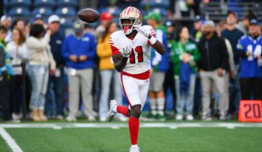 49ers Brandon Aiyuk posts video driving recklessly past Levi's Stadium