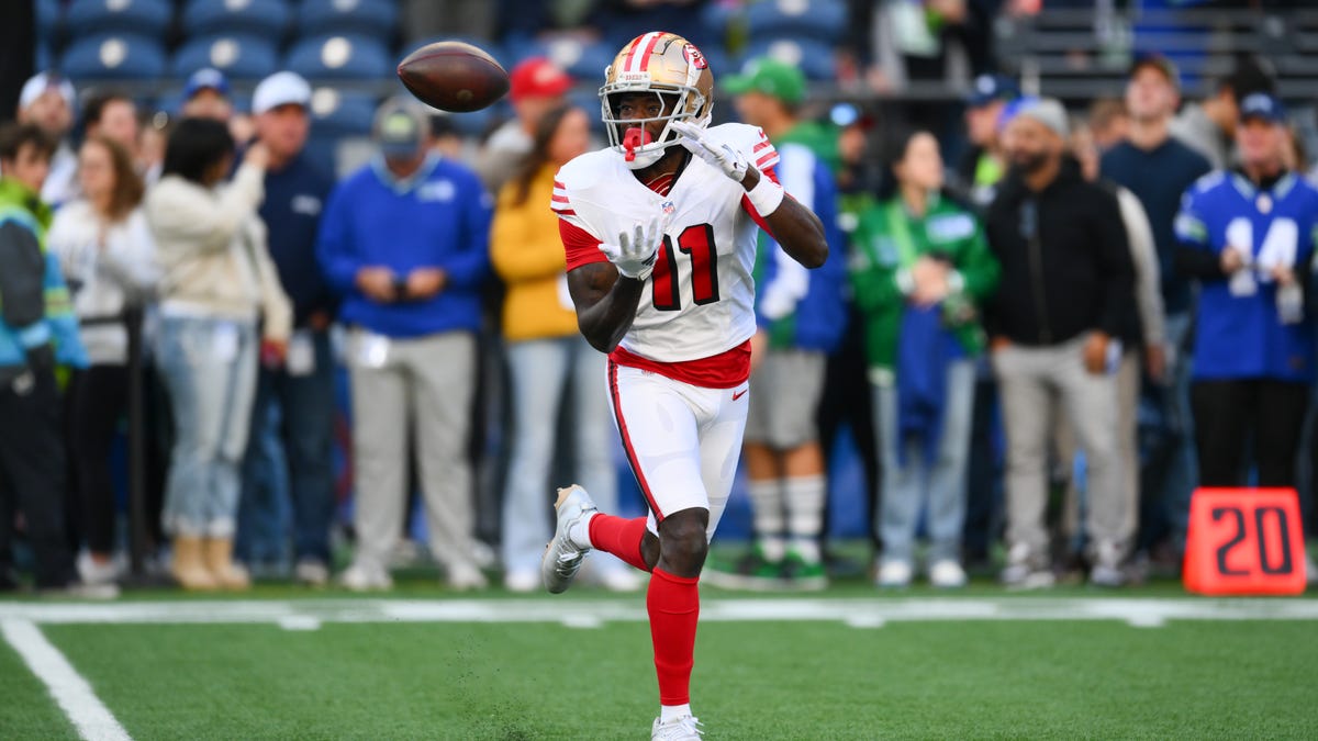 49ers Brandon Aiyuk posts video driving recklessly past Levi's Stadium