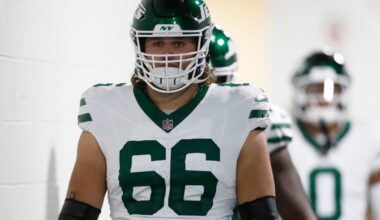 Where does the Jets' offensive line rank in the NFL in Week 14?