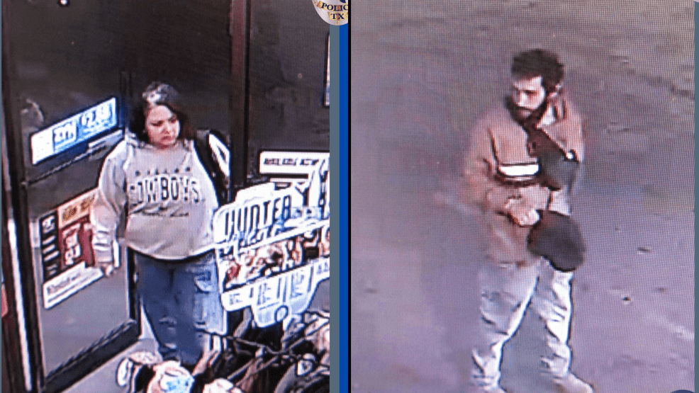 Couple wanted in connection with a beer run that happened on Nov. 4 at the Dk located at 6680 Montana Ave.{ }Credit: El Paso Police Department via Instagram