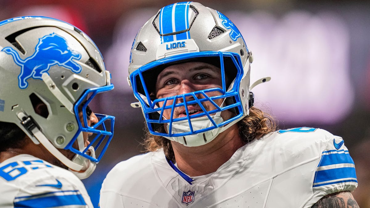 Detroit Lions move of Tate Ratledge to center 'not off the table'