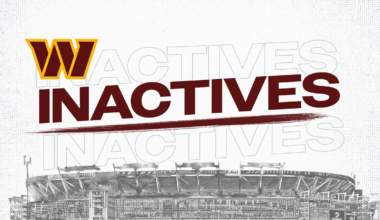 Week 15 inactive list vs. New York Giants