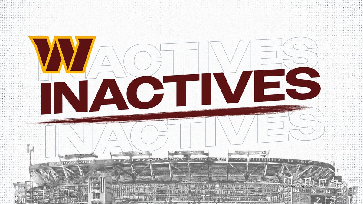 Week 15 inactive list vs. New York Giants