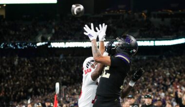 UW Football Star Denzel Boston Declares for 2026 NFL Draft