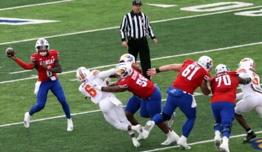 Kansas football quarterback Jalon Daniels declares for 2026 NFL Draft