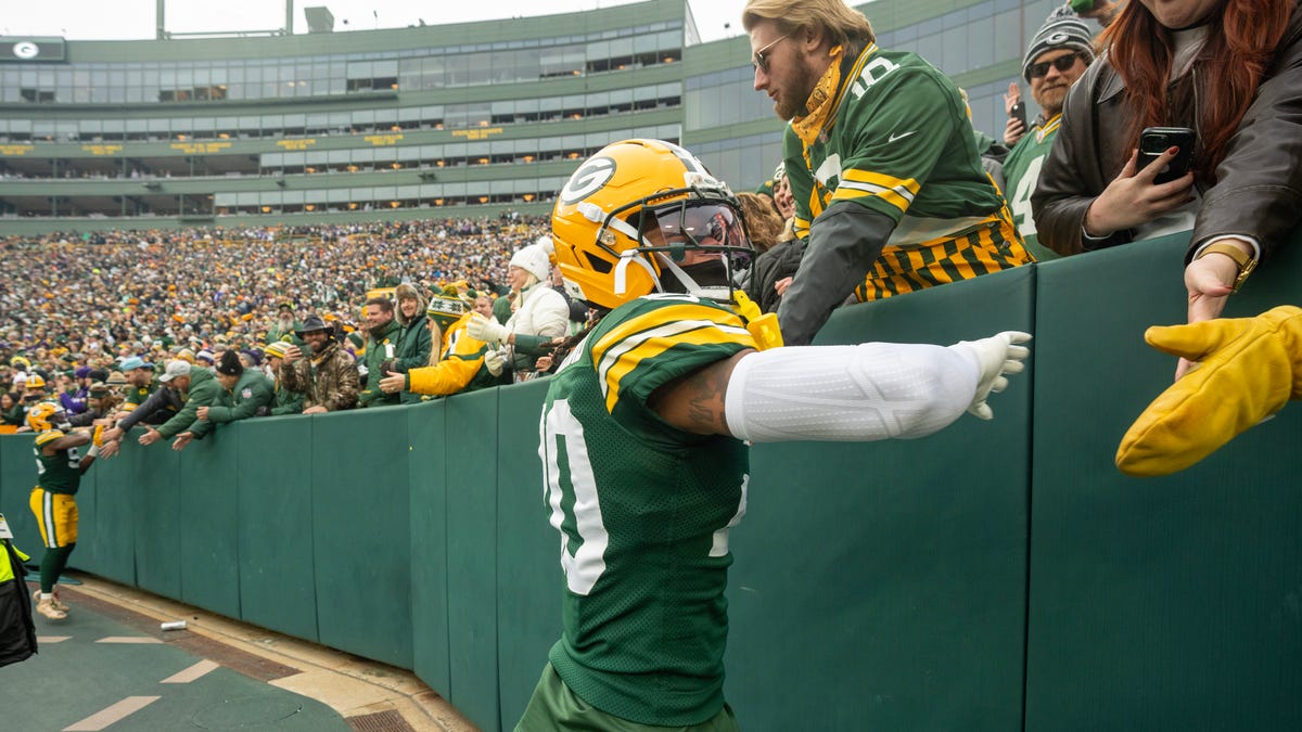 What's the forecast for the Packers Bears game on Sunday?