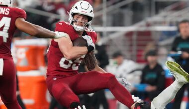 Arizona Cardinals TE Trey McBrides has more milestones in reach