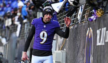 Justin Tucker tried out with the Colts on Tuesday after suspension