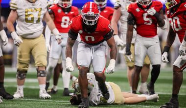 College football Top 25 poll rankings projection after Week 14 upsets