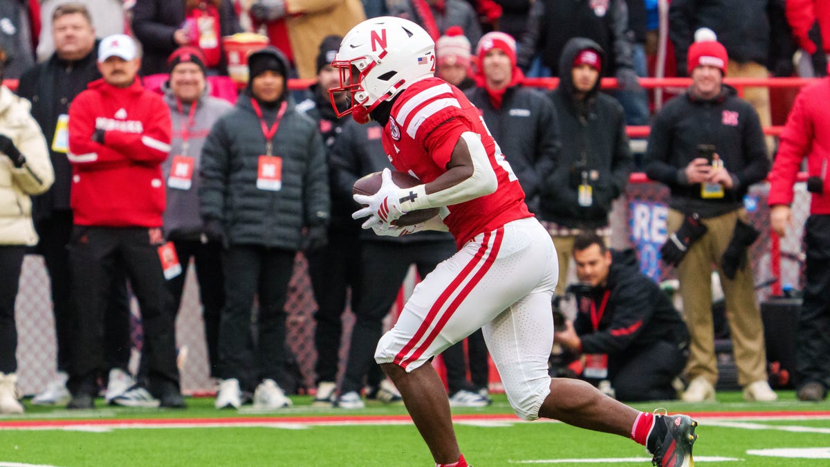 Nebraska running back Emmett Johnson declares for the NFL draft