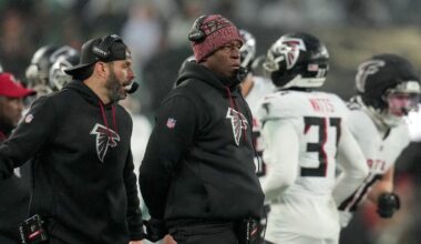 Raheem Morris on staff changes, Drake London