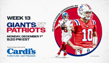 Where to watch Patriots vs. Giants today: TV channel, live stream