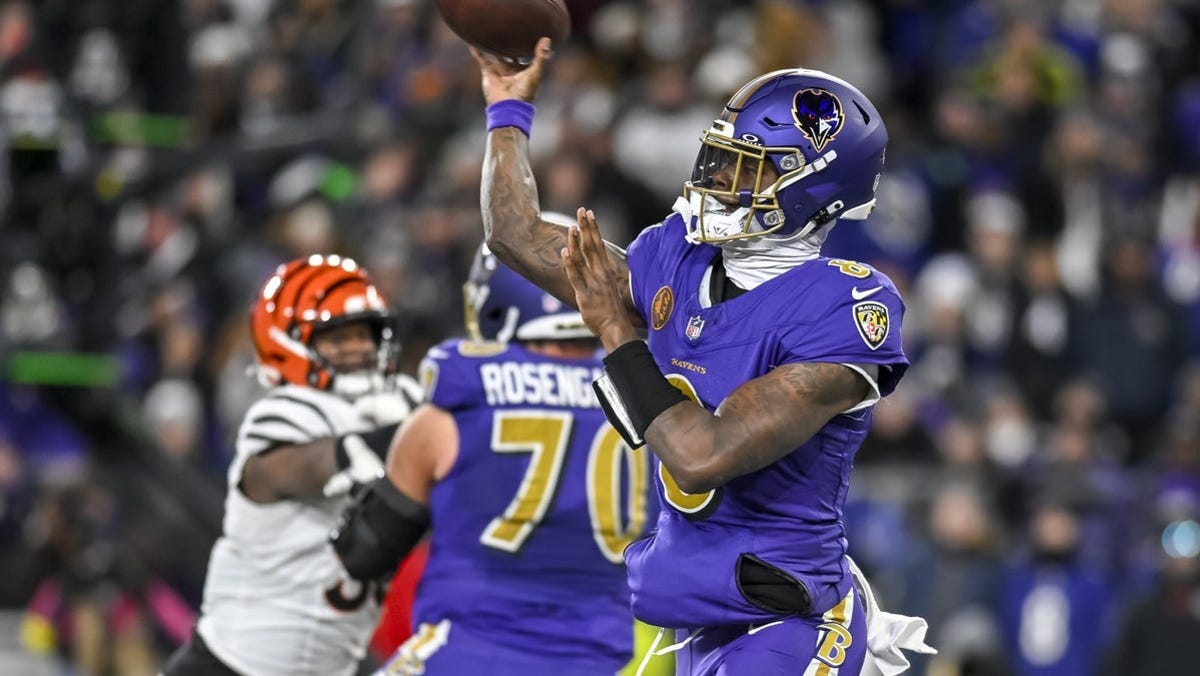 Lamar Jackson player props odds, tips and betting trends for Week 14